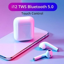 אוזניות אלחוטיות i12 TWS בלוטוס 5 המתחרות של APPLE. מק