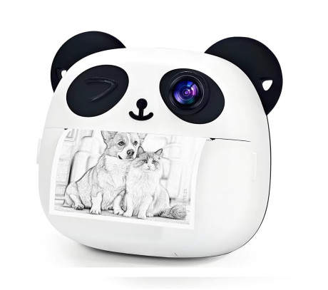 מצלמה דיגיטלית דוב פנדה מדפיסה תמונות